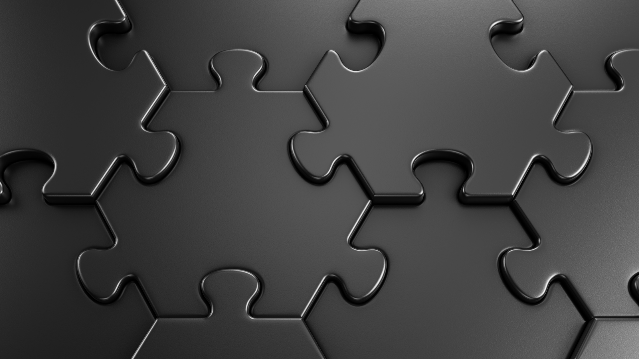 Black jigsaw pieces, HubSpot Providers
