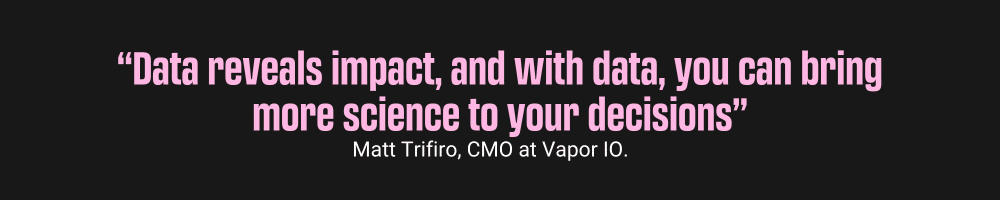 “Data reveals impact, and with data, you can bring more science to your decisions” Matt Trifiro, CMO at Vapor IO, The Main Factors of an Effective Website Analytics Report